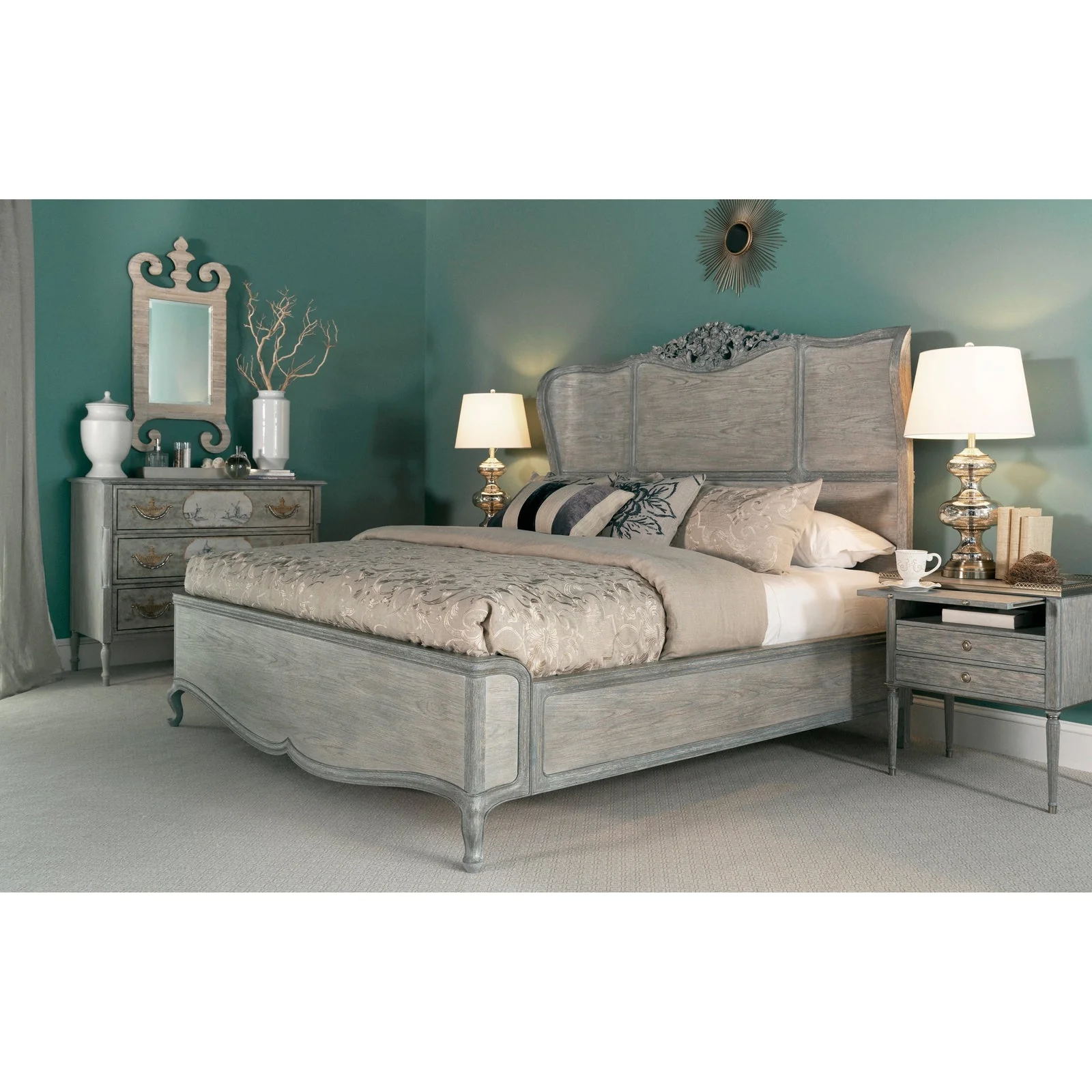 Jonathan Charles Arlingham Shelter Bed - King - Image 2