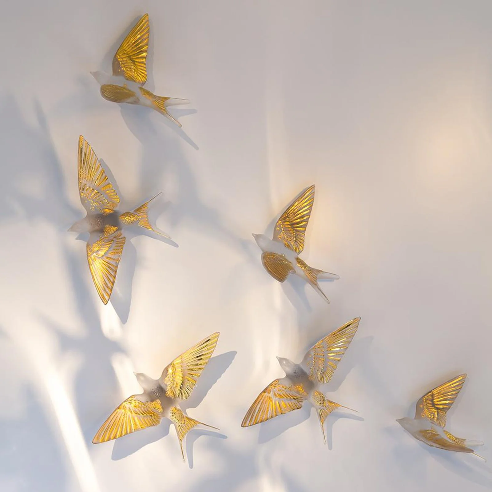 Lalique Swallow Wall Sculpture - Image 3
