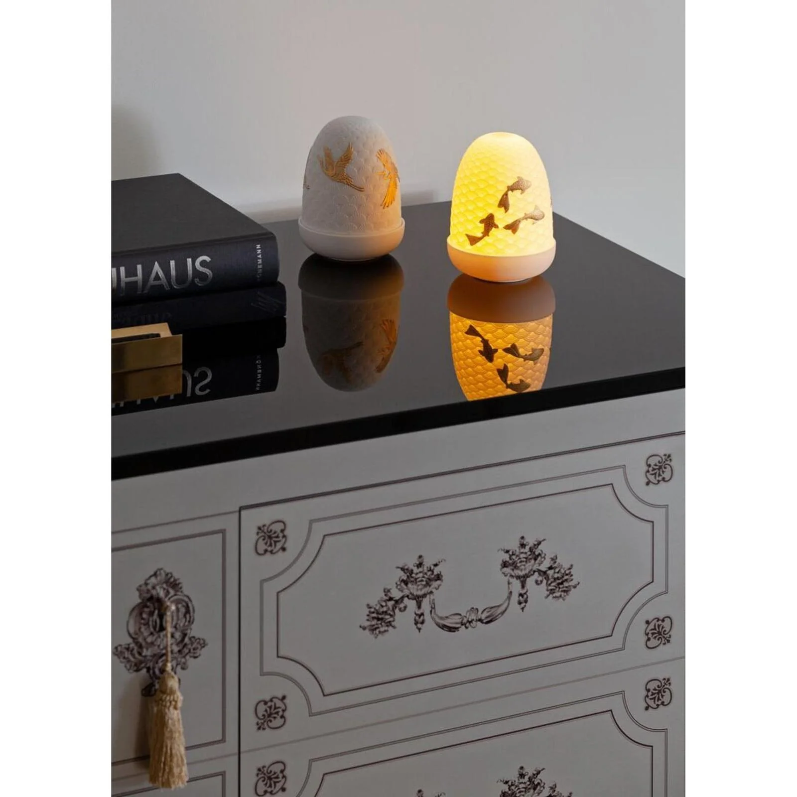 Lladro Cranes Dome Table Lamp - Image 3