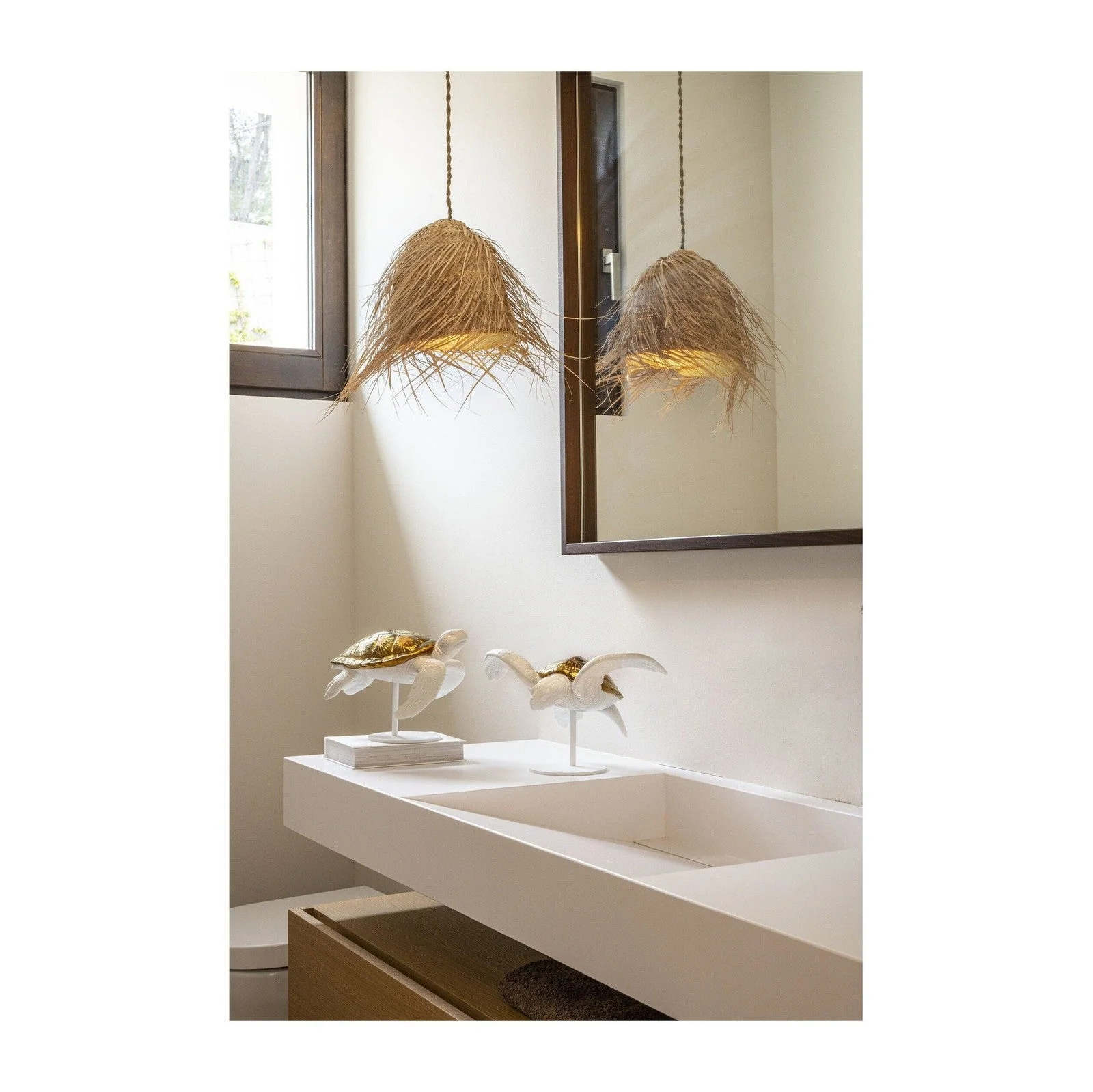 Lladro Sea Turtle I (White - Copper) - Image 2