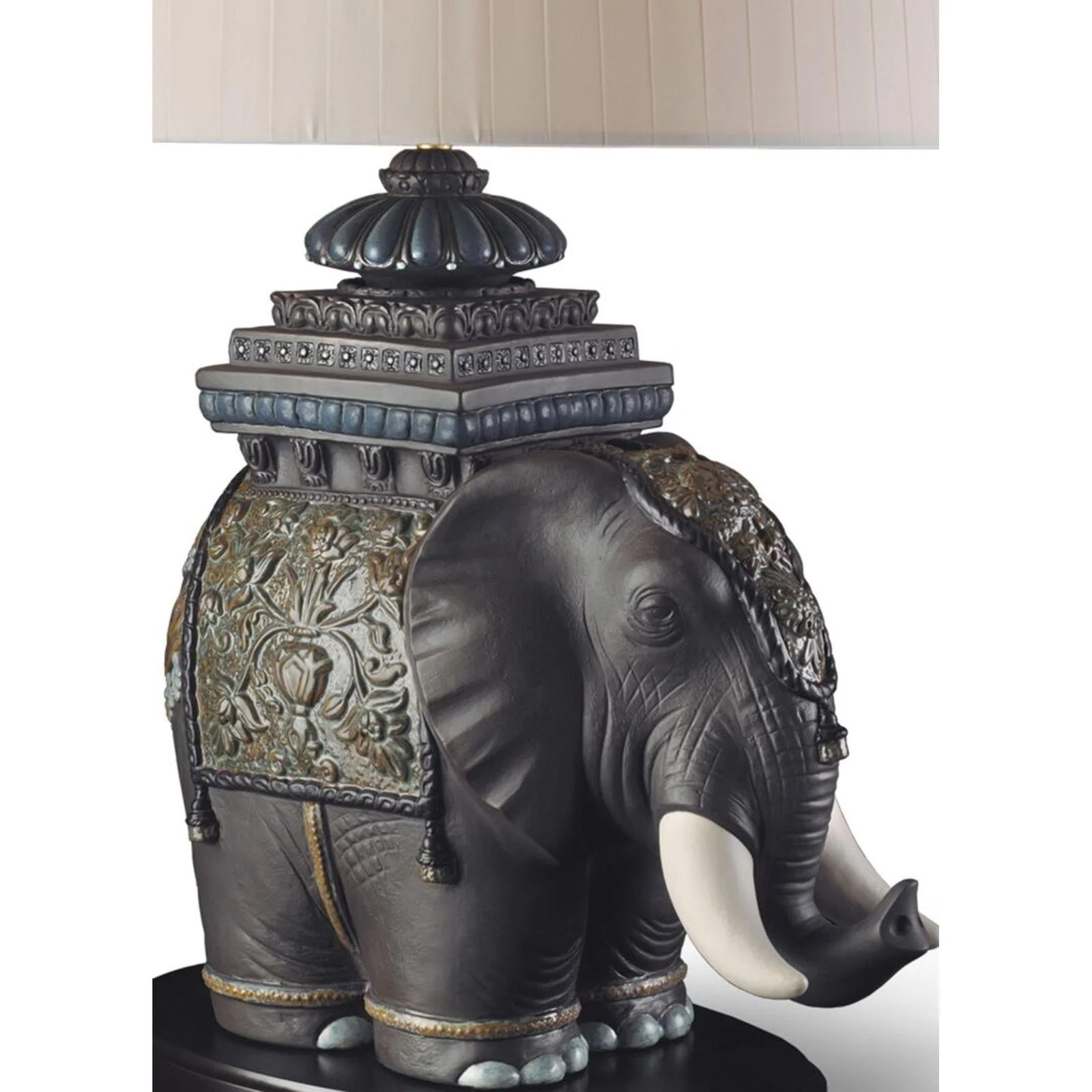 Lladro Siamese Elephant Table Lamp (US) - Image 3
