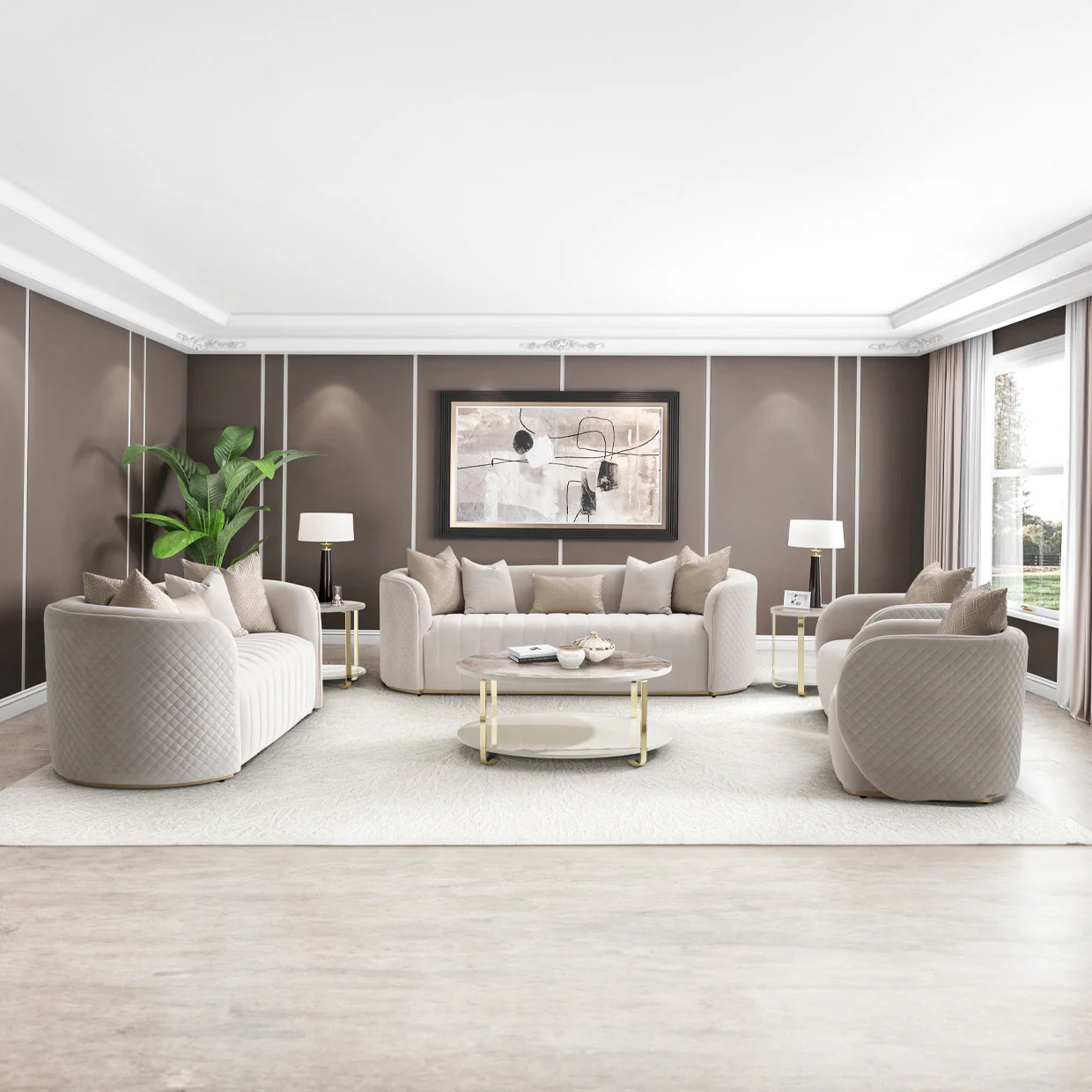 Michael Amini Ariana Chair - Image 3