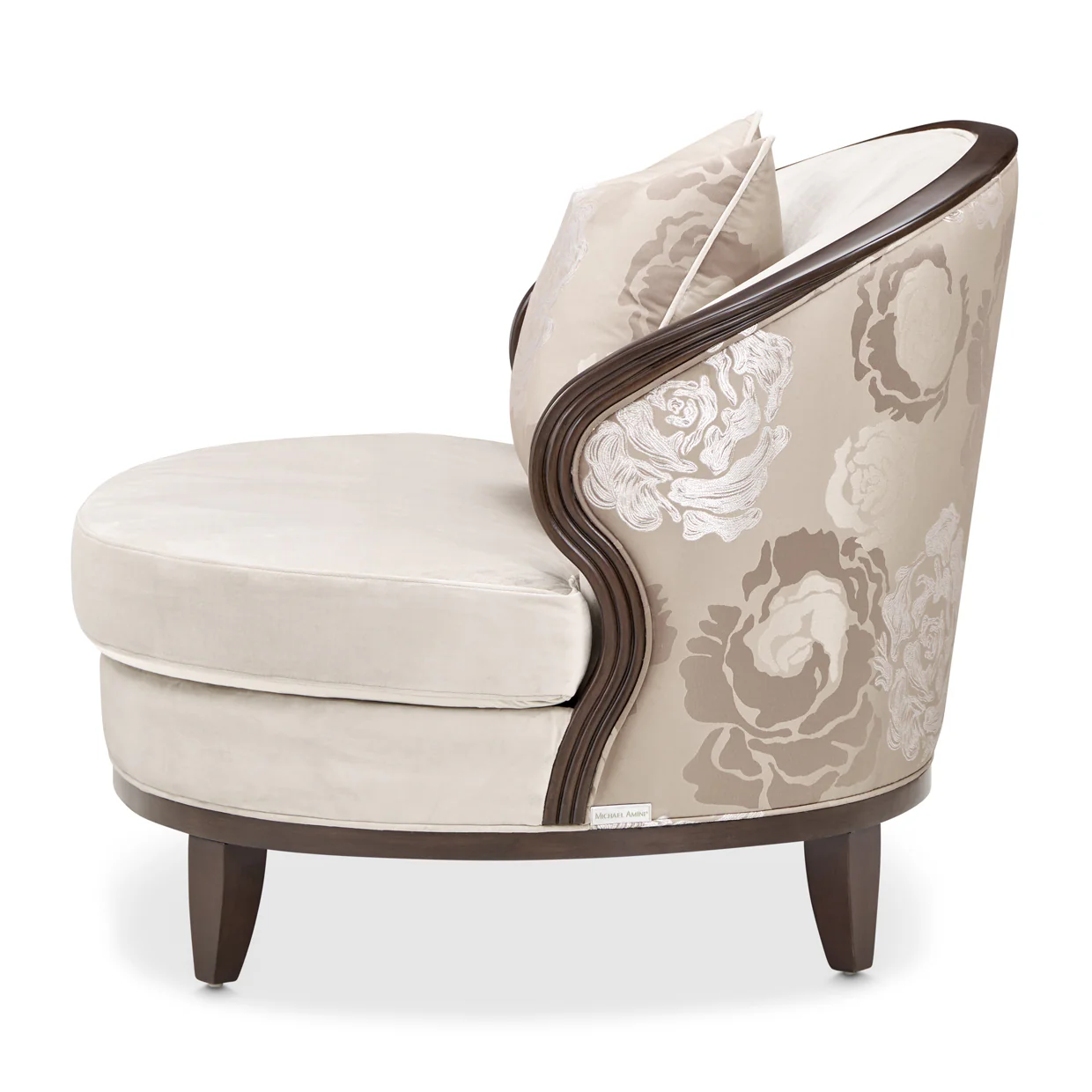 Michael Amini Camellia Field Caramel Matching Chair Cornsilk Caramel - Image 7
