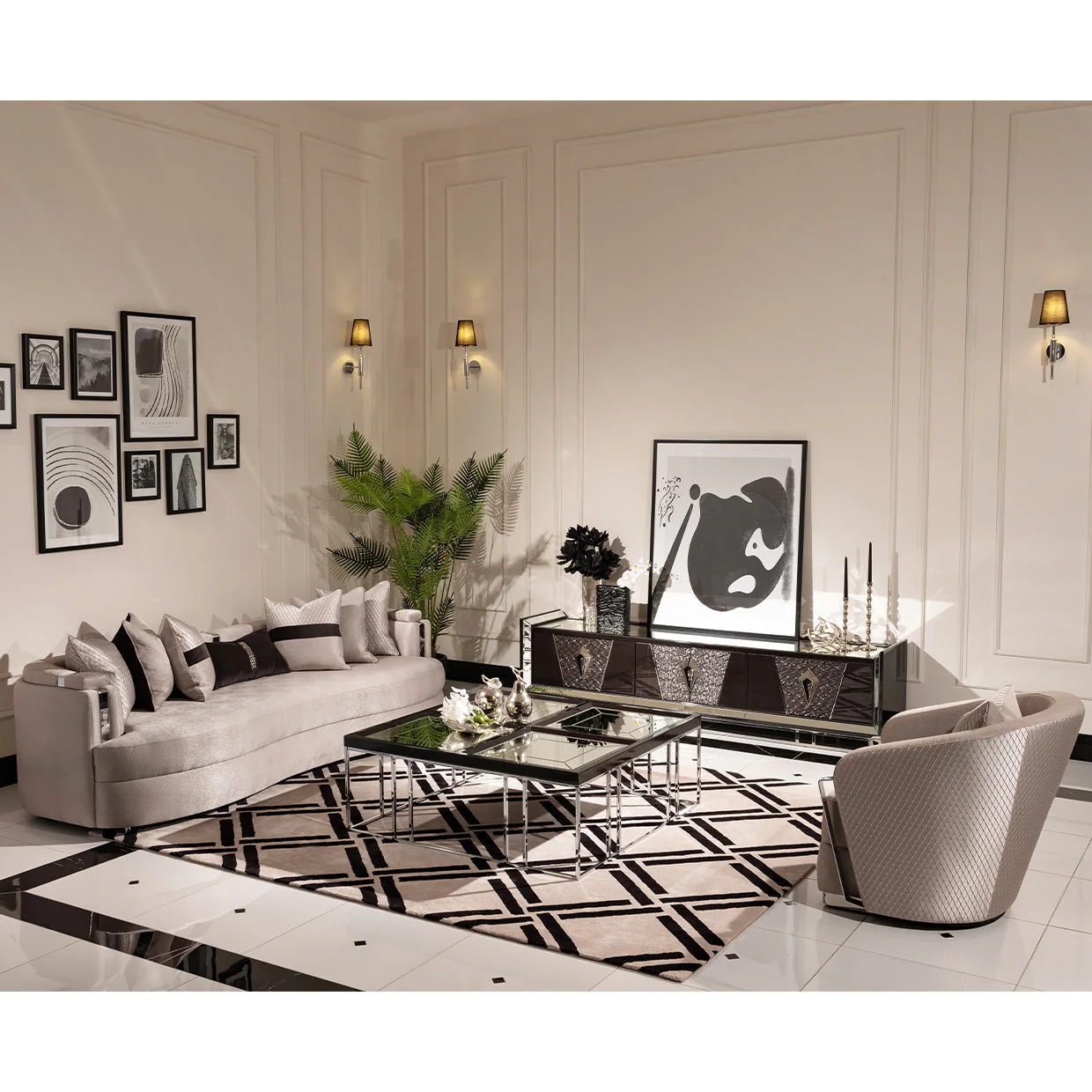 Michael Amini Carmela Mansion Sofa - Image 22