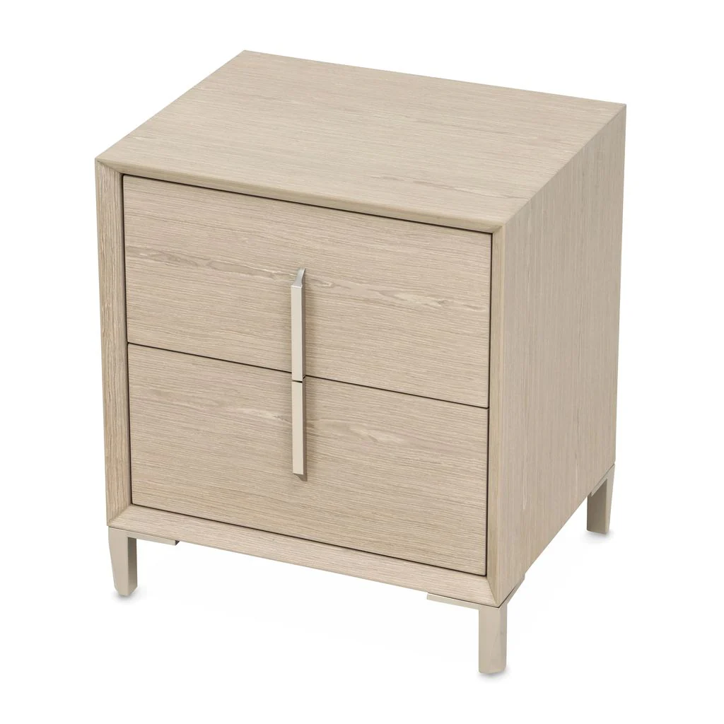 Michael Amini Lotus Bay Small Nightstand - Sand