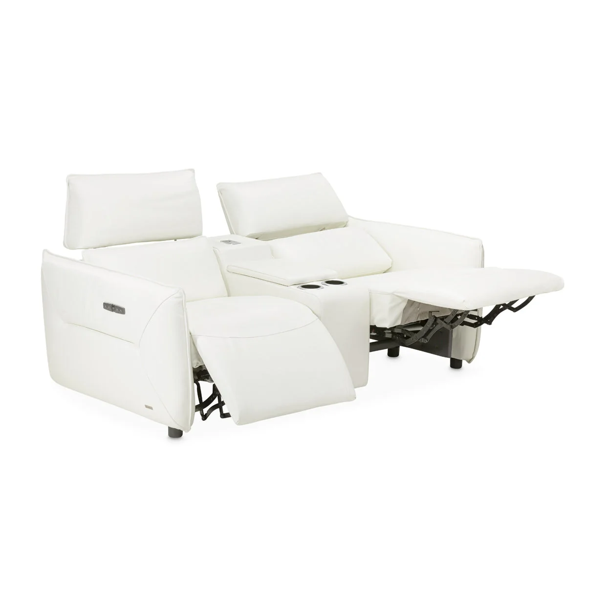 Michael Amini Mia Bella Verona Sectional Loveseat w/Storage Console 3pc - Image 8