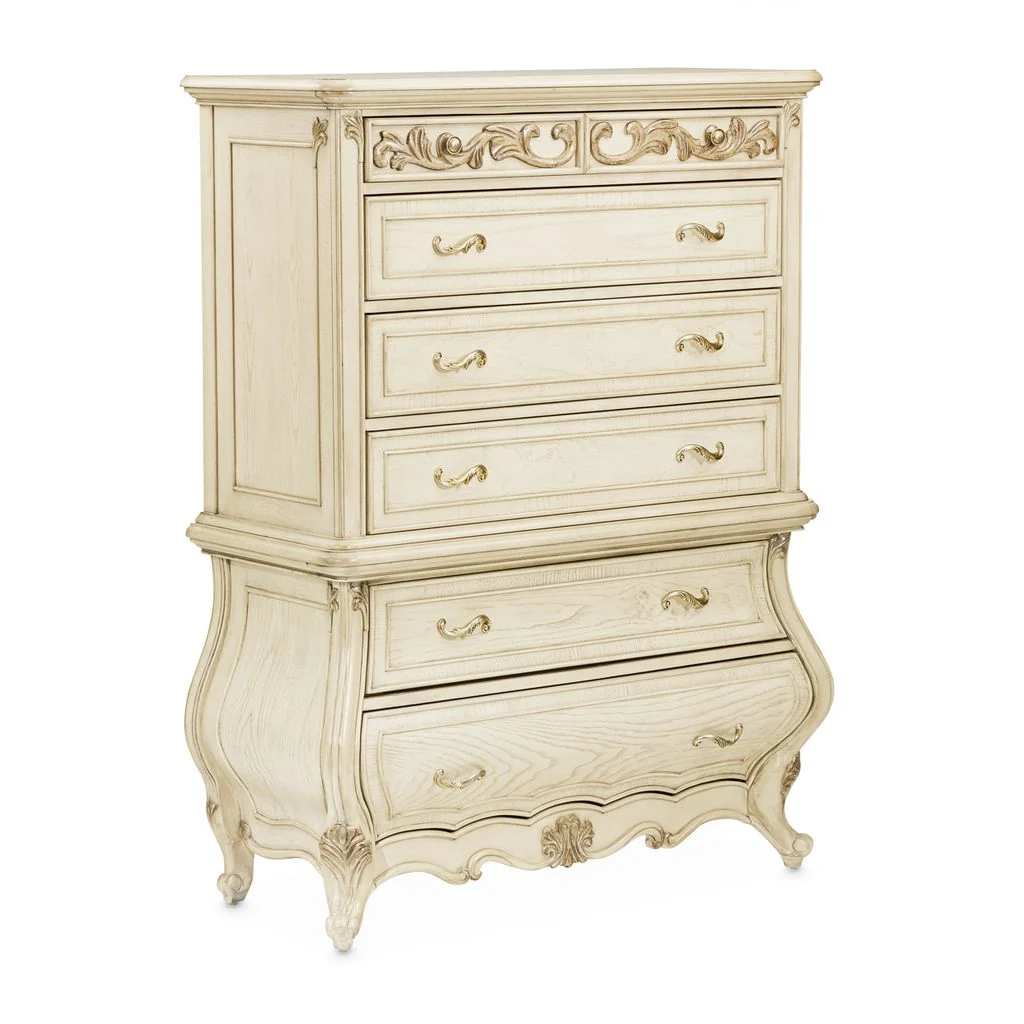 Michael Amini Platine de Royale 6-Drawer Chest - Champagne - Image 12