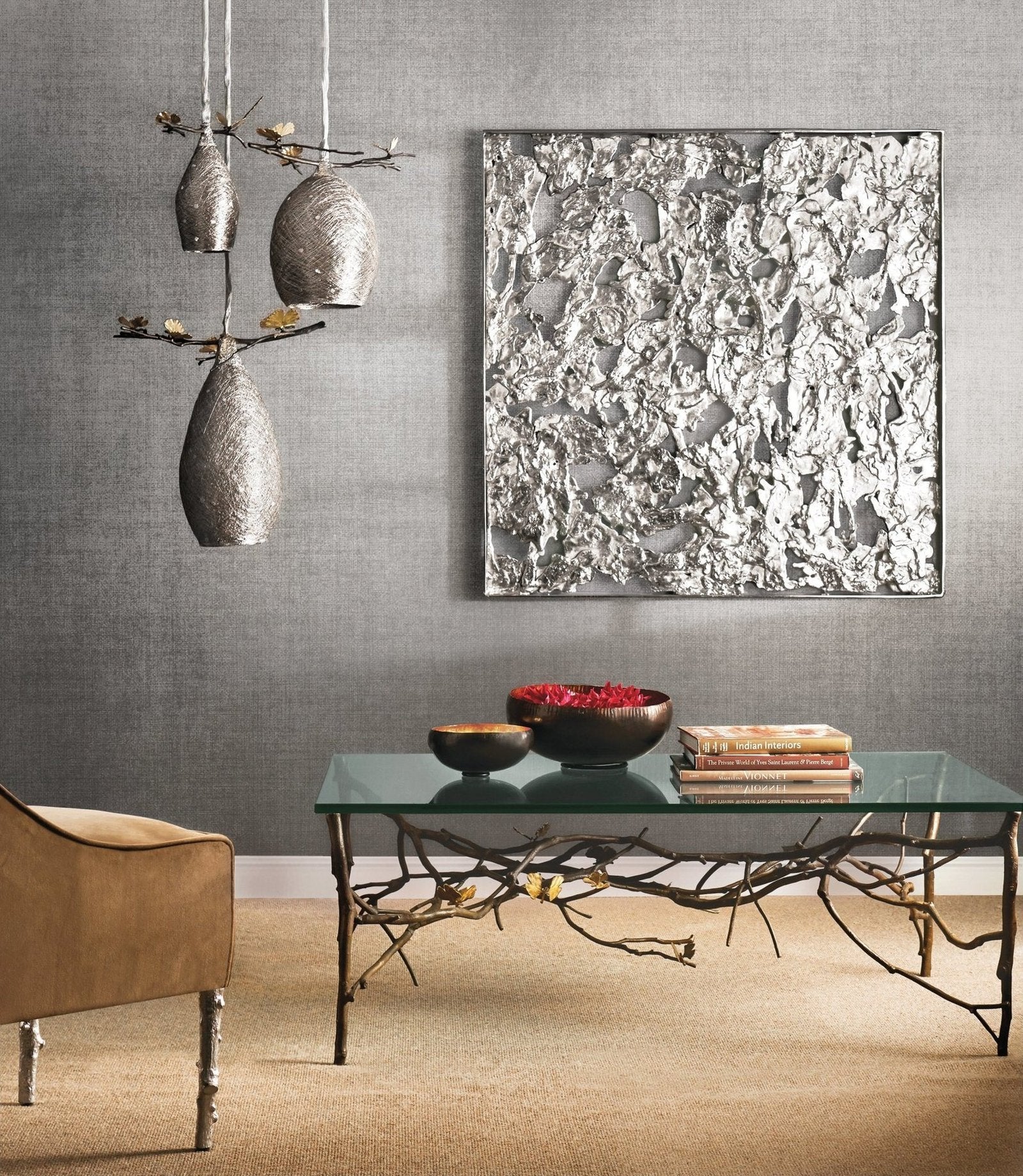 Michael Aram Butterfly Ginkgo Coffee Table - Image 3