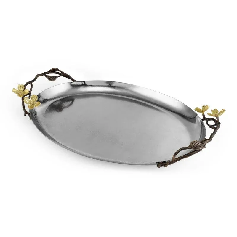 Michael Aram Dogwood Oval Tray - Image 4