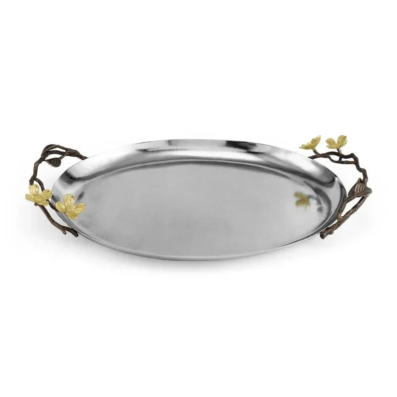 Michael Aram Dogwood Oval Tray - Image 5
