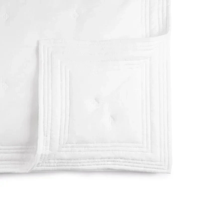 Michael Aram Tufted Quilt Queen Coverlet - Cloud - Image 3