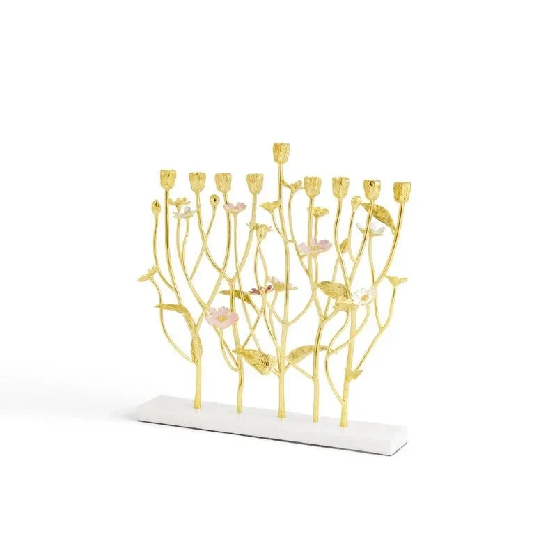 Michael Aram Wildflowers Menorah - Image 3