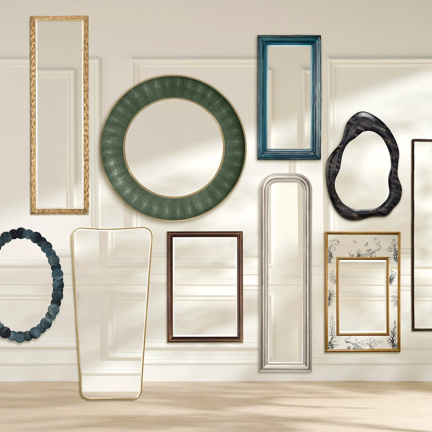 Saffi Oval-Shaped Mirror - Image 3