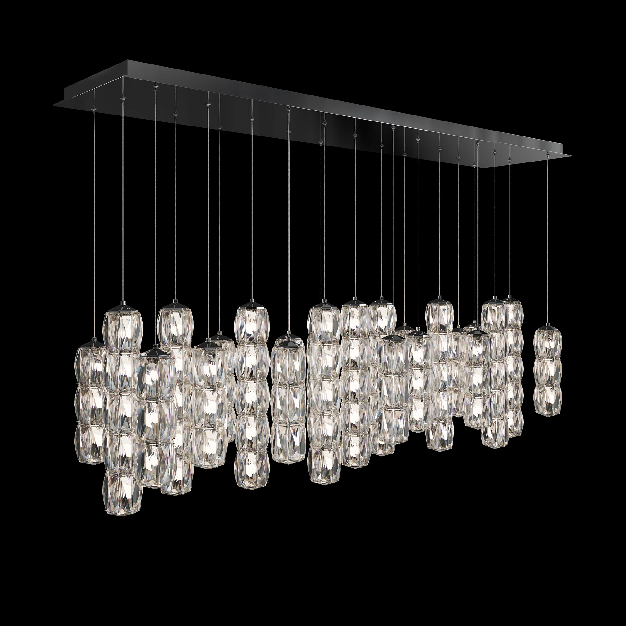 Schonbek Verve 23-Light Linear Multi-Light Pendant - Image 2
