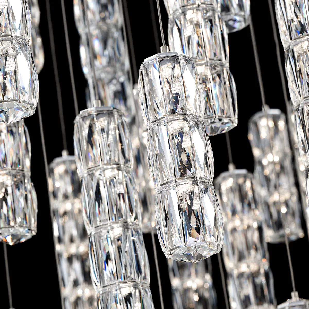 Schonbek Verve 41-Light Square Multi-Light Pendant - Image 3