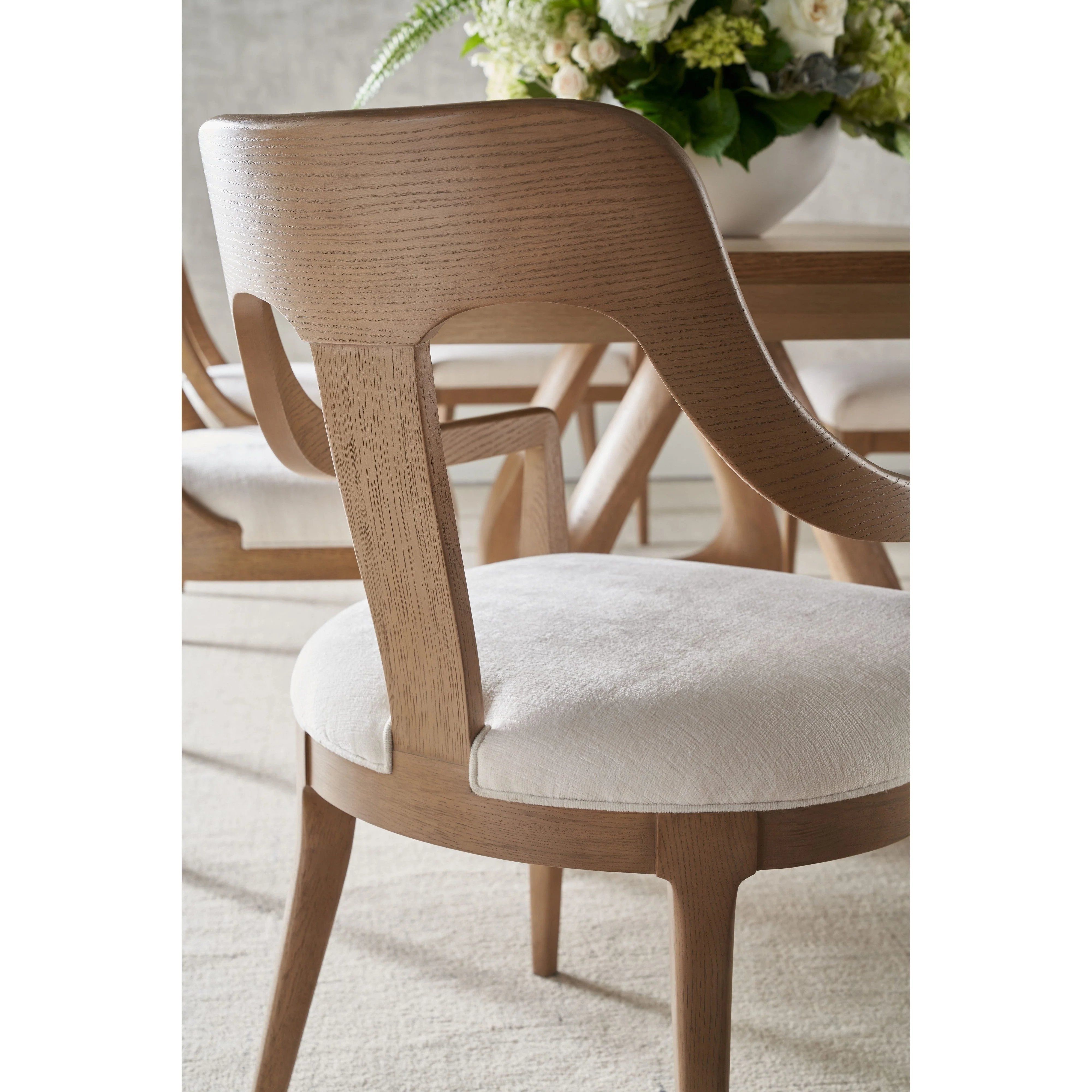 Theodore Alexander Essence Dining Arm Chair Set of 2 Clearance - Image 3