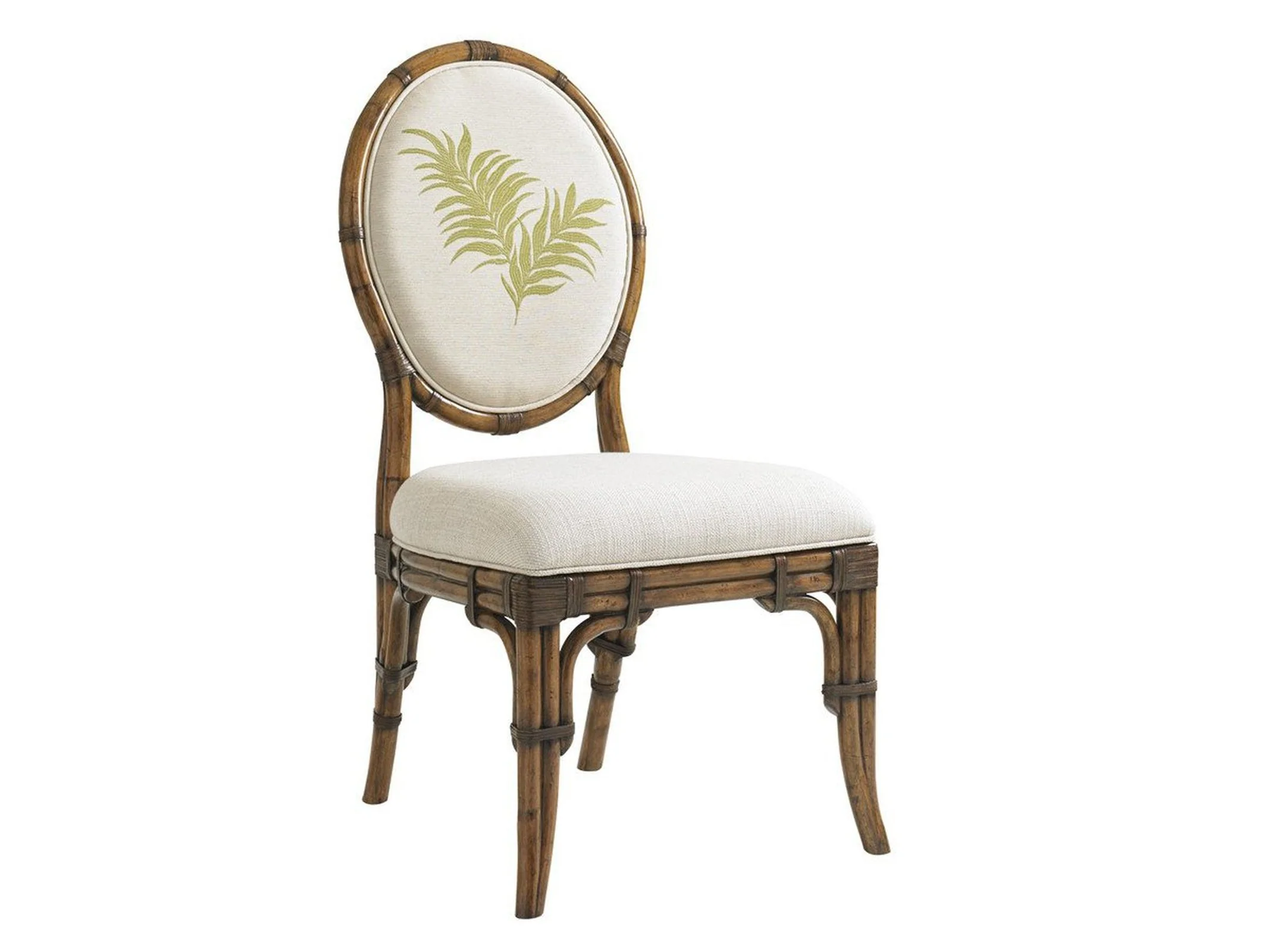 Tommy Bahama Home Bali Hai Gulfstream Oval Back Side Chair Customizable - Image 5