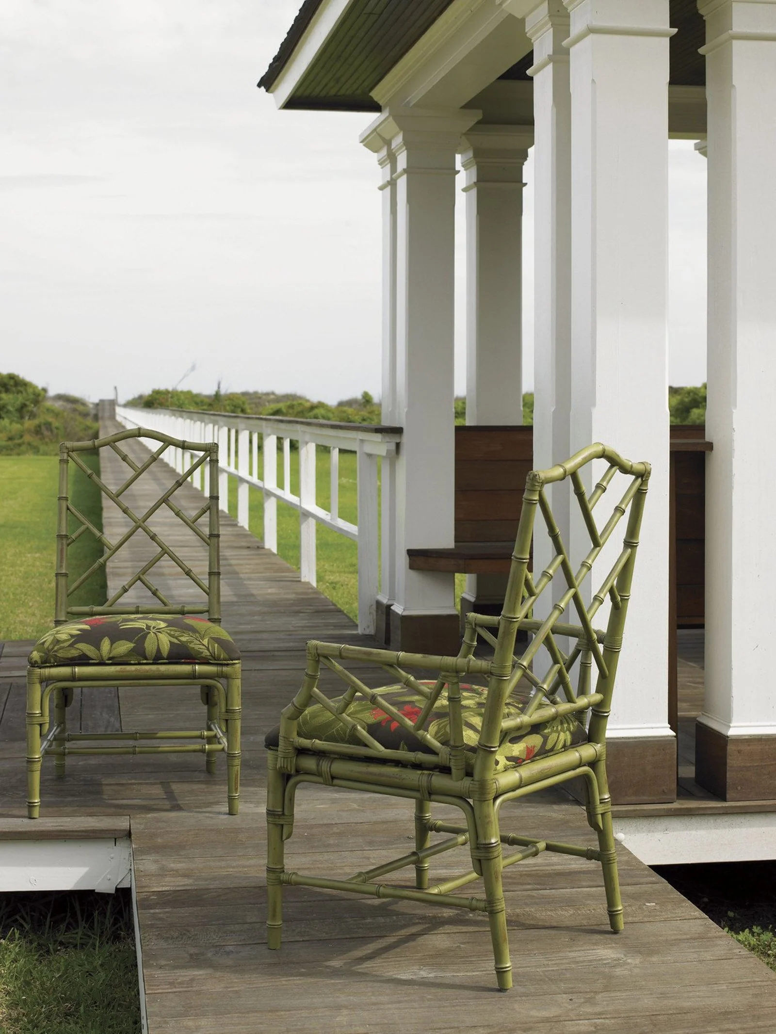 Tommy Bahama Home Island Estate Ceylon Arm Chair Customizable - Image 13