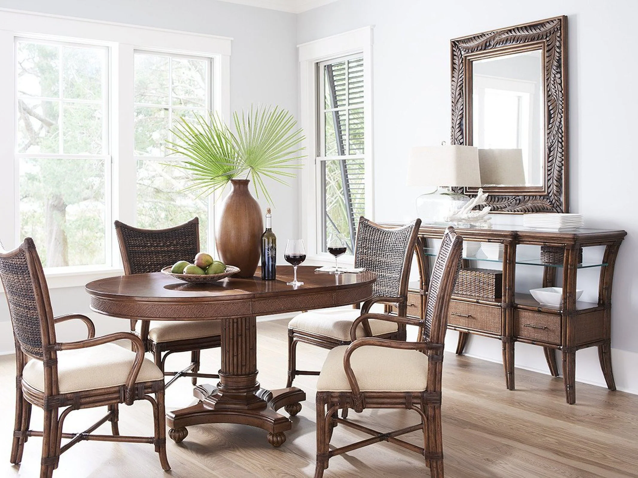 Tommy Bahama Home Island Estate Mangrove Arm Chair As Shown - Image 3