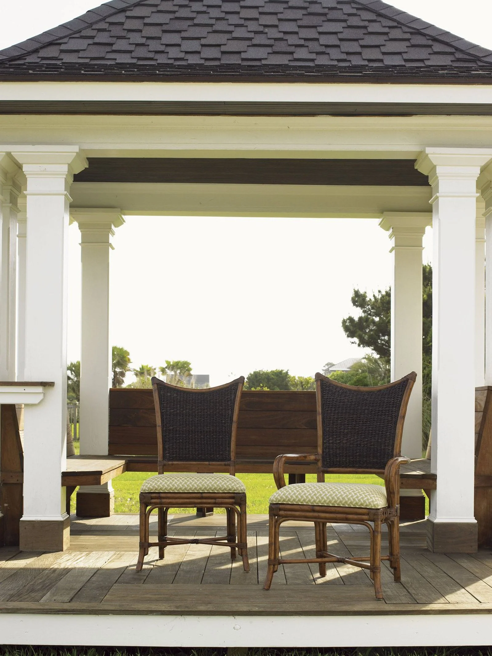 Tommy Bahama Home Island Estate Mangrove Arm Chair As Shown - Image 6