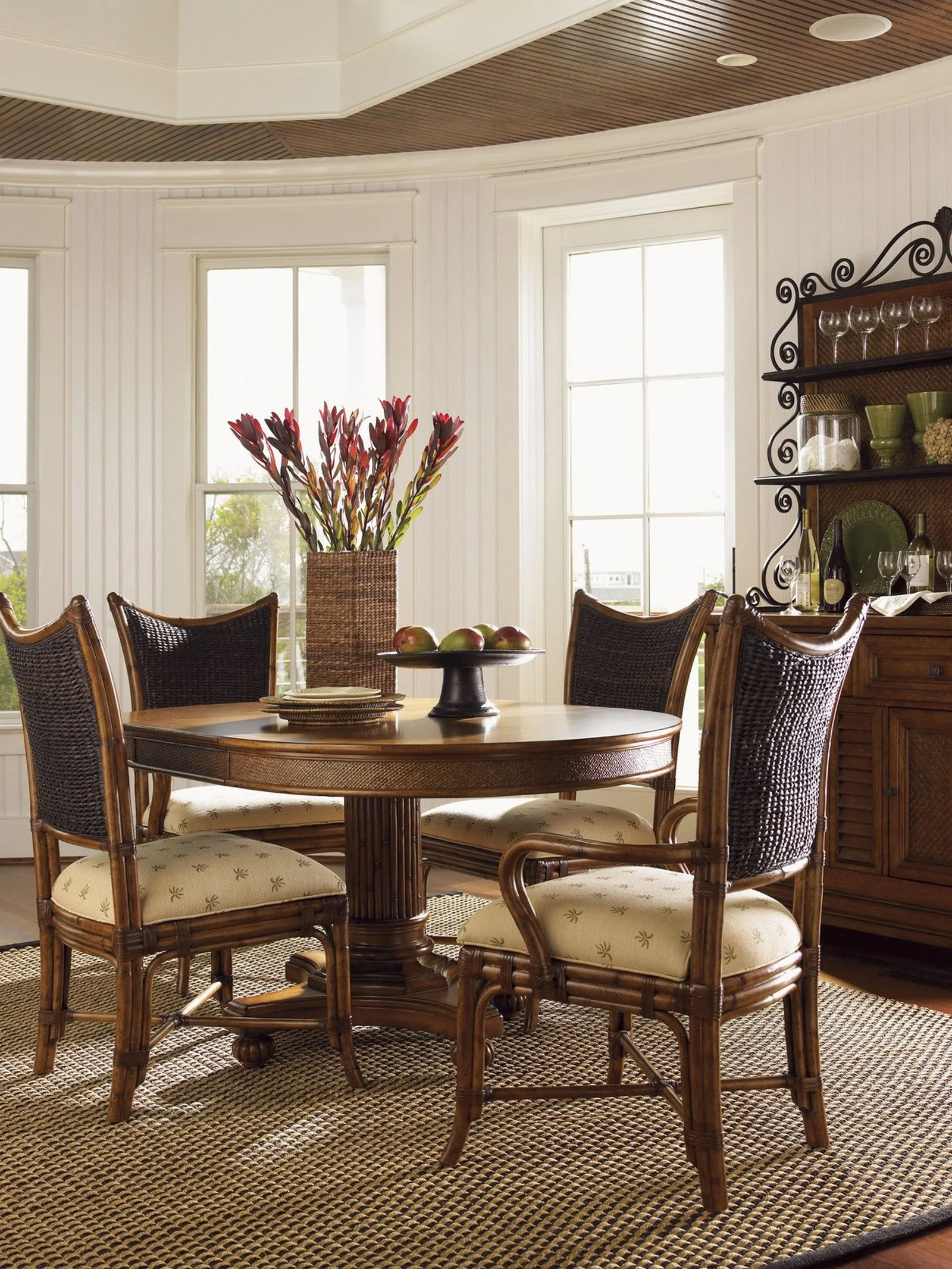 Tommy Bahama Home Island Estate Mangrove Arm Chair Customizable - Image 7