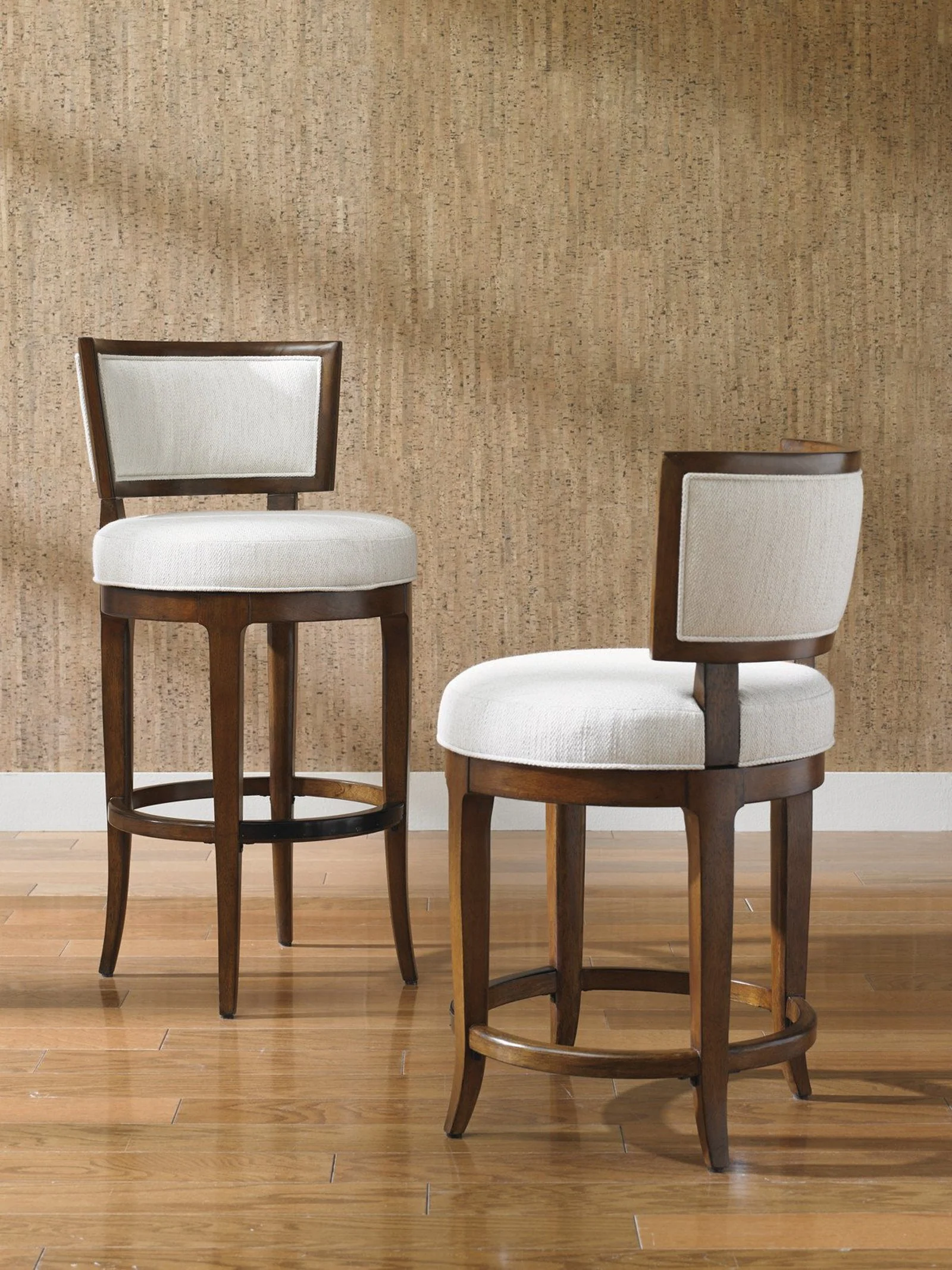 Tommy Bahama Home Island Fusion Macau Swivel Counter Stool Customizable - Image 2