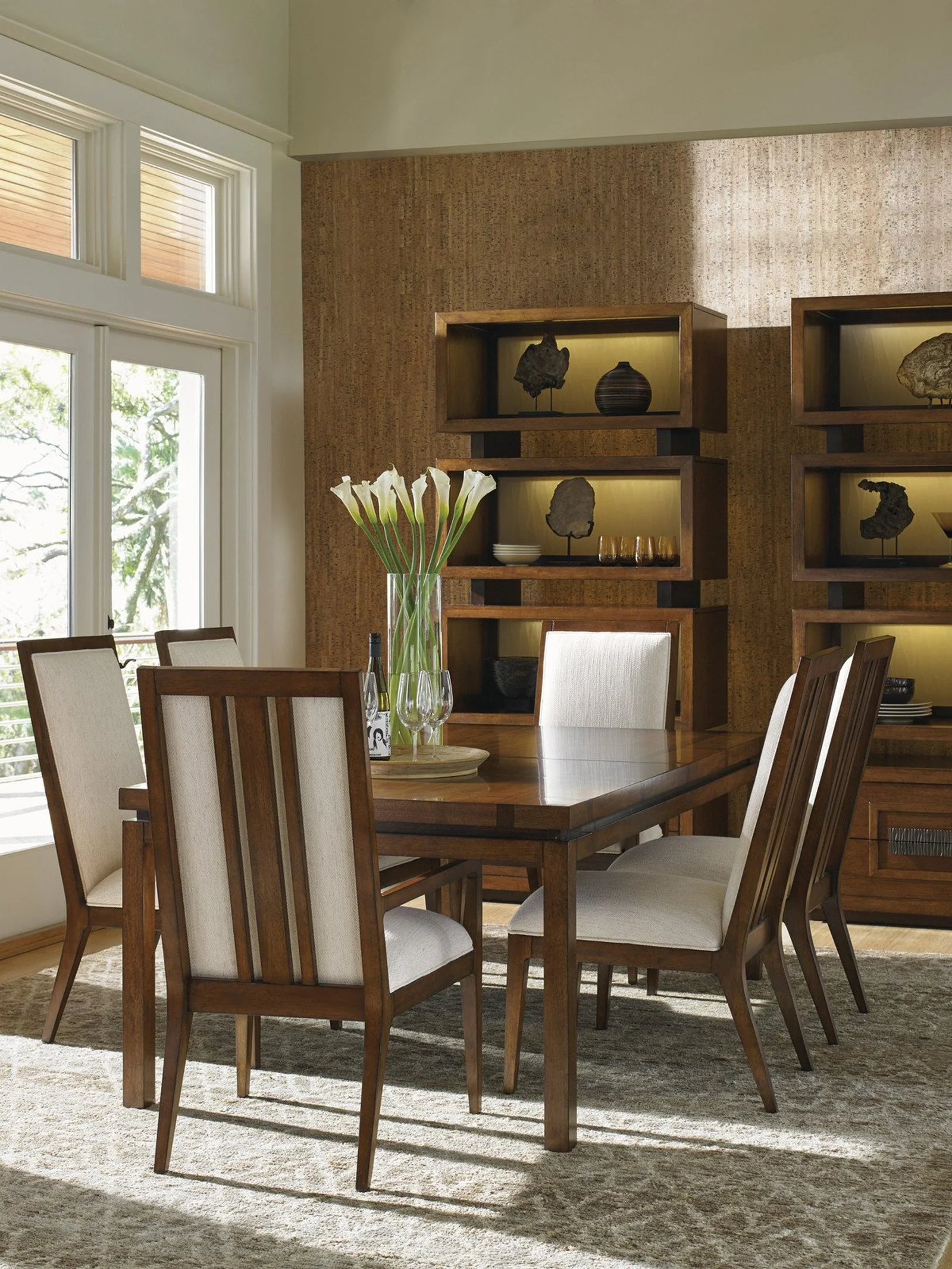 Tommy Bahama Home Island Fusion Natori Slat Back Arm Chair As Shown - Image 8