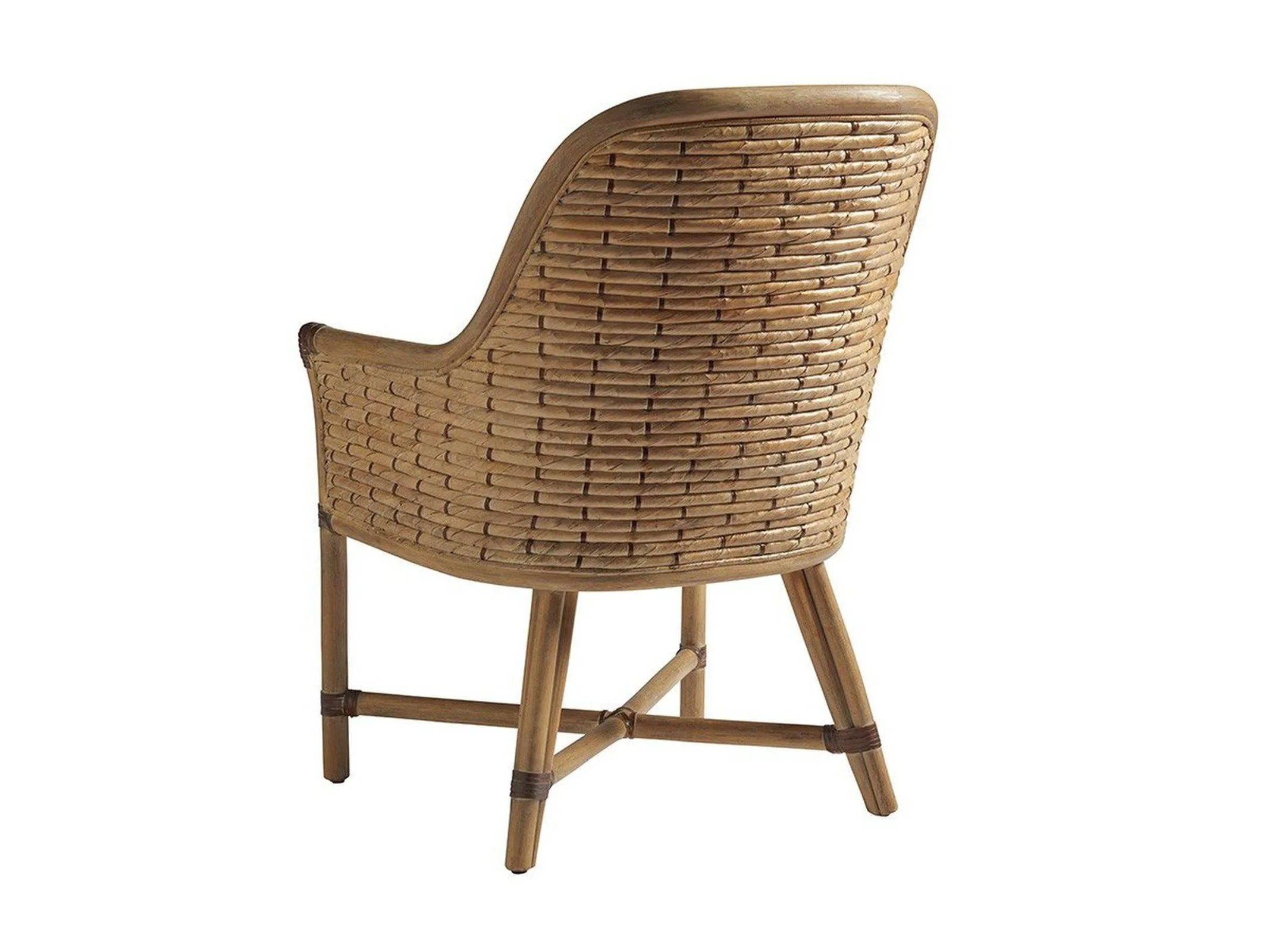 Tommy Bahama Home Los Altos Keeling Woven Arm Chair Customizable - Image 6