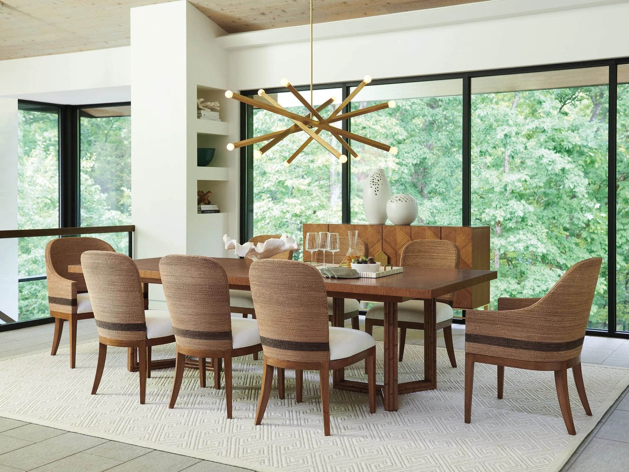 Tommy Bahama Home Palm Desert San Marino Double Pedestal Dining Table - Image 2
