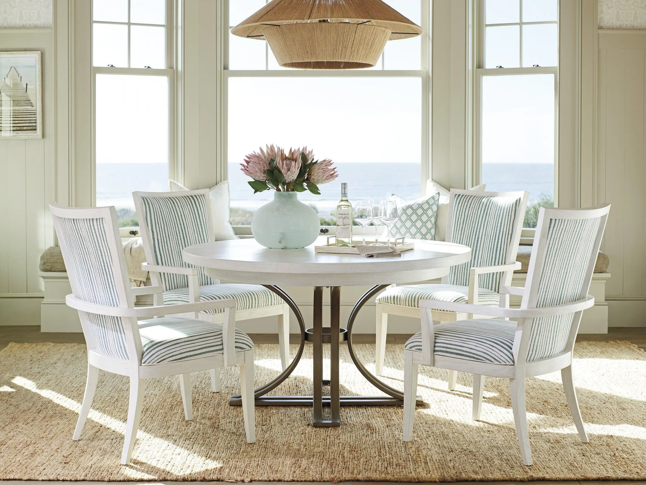 Tommy Bahama Home Ocean Breeze Savannah Round Dining Table - Image 2
