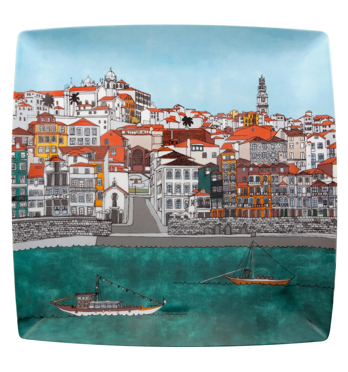 Vista Alegre Alma Do Porto Charger Plate By Beatriz Lamanna