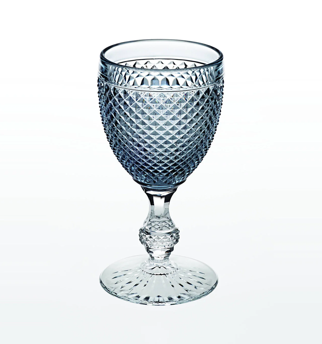 Vista Alegre Bicos Bicolor Goblet with Grey Top