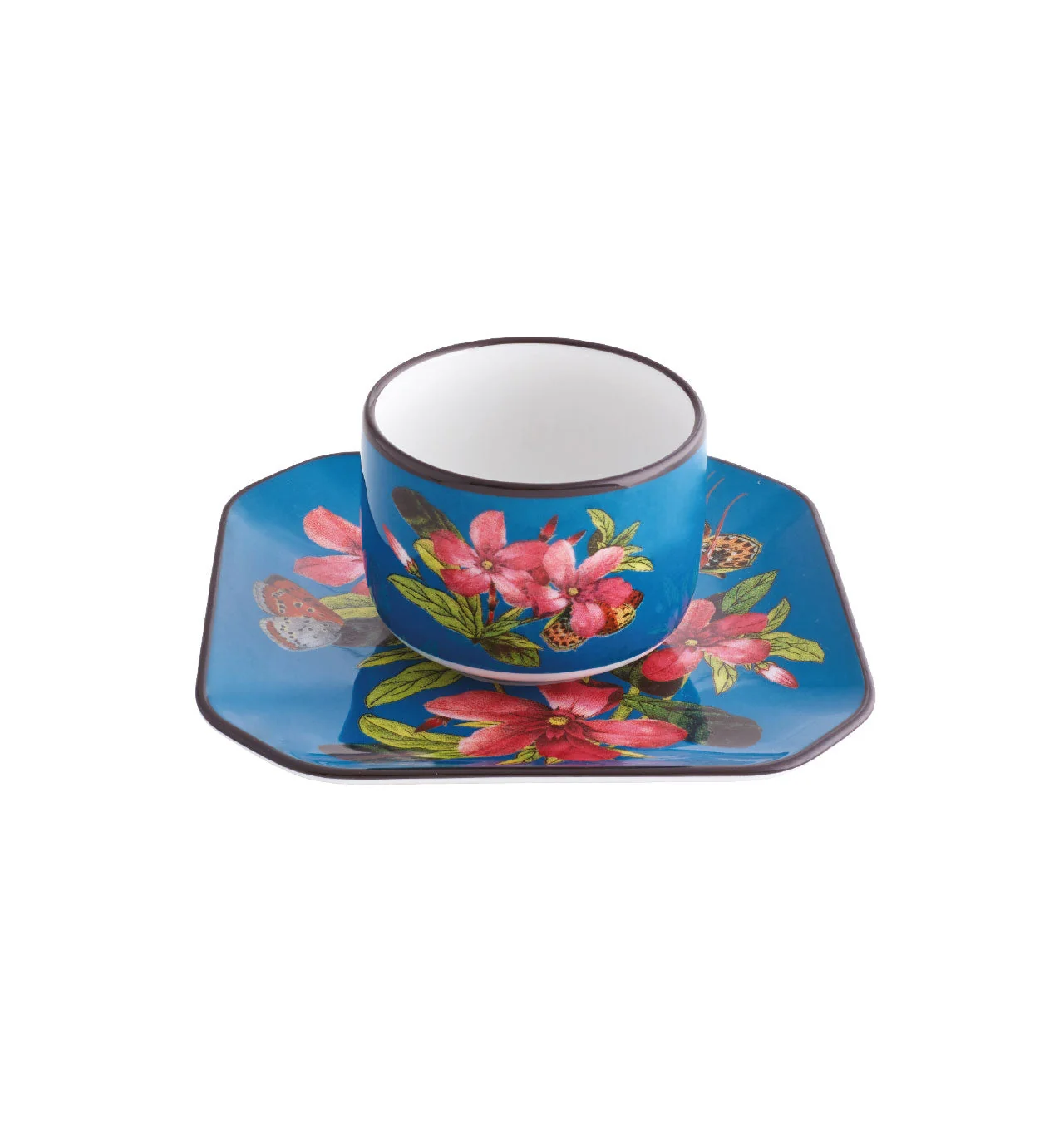 Vista Alegre Fete Vos Jeux Coffee Cups and Saucers by Christian Lacroix - Set 4 - Image 5