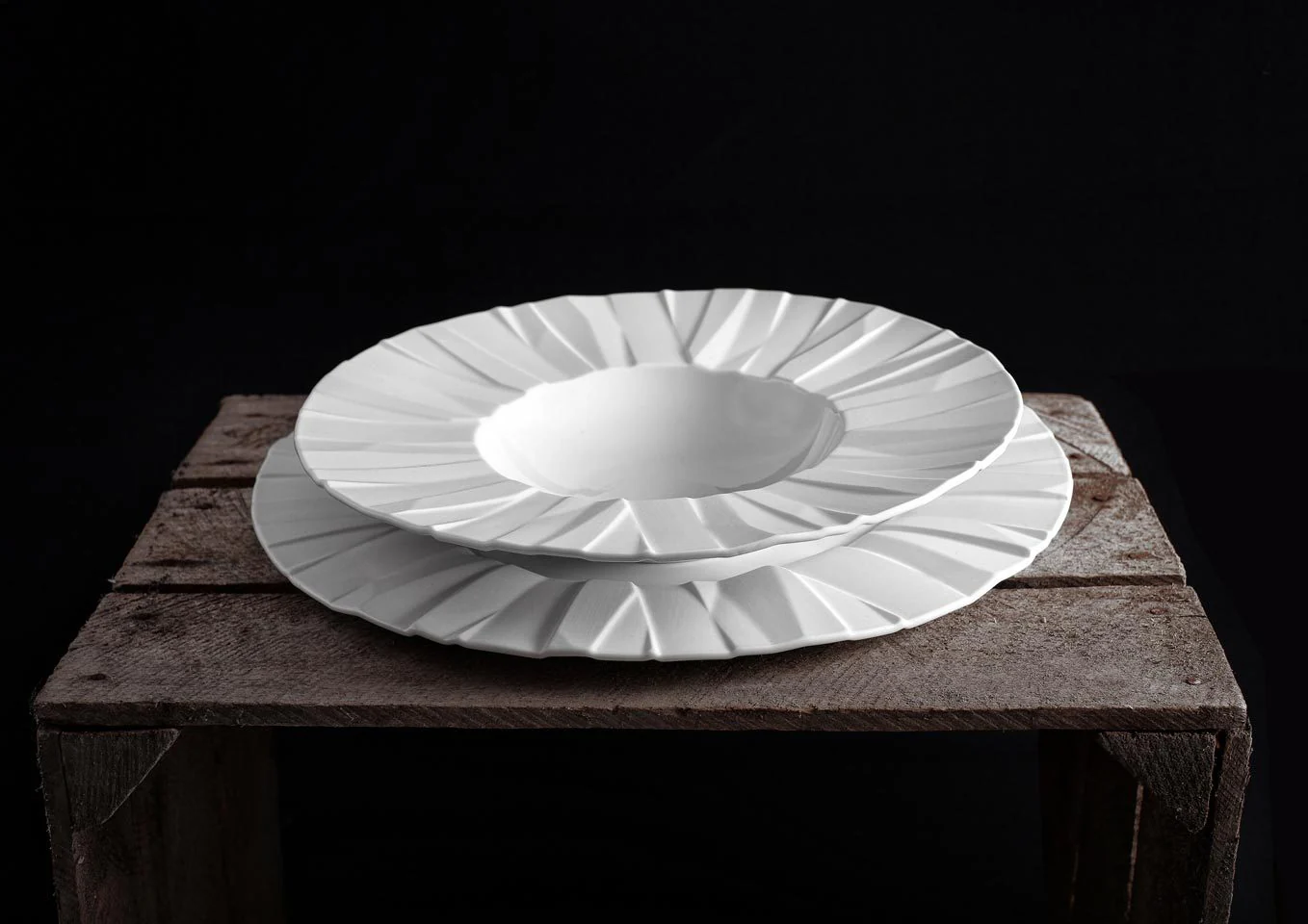 Vista Alegre Matrix Set of 3 Place Plate Pieces - Image 3